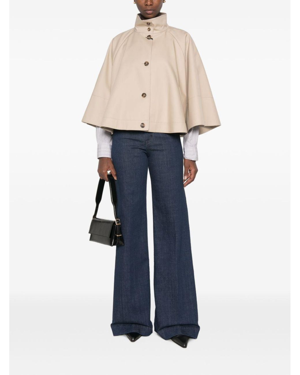 Jacob Cohen Blue Wide-Leg Denim Jeans