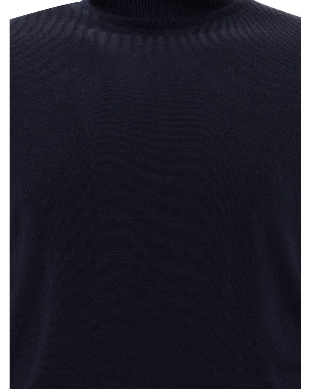 John Smedley "Cherwell" Rollkragenpullover in Blue für Herren
