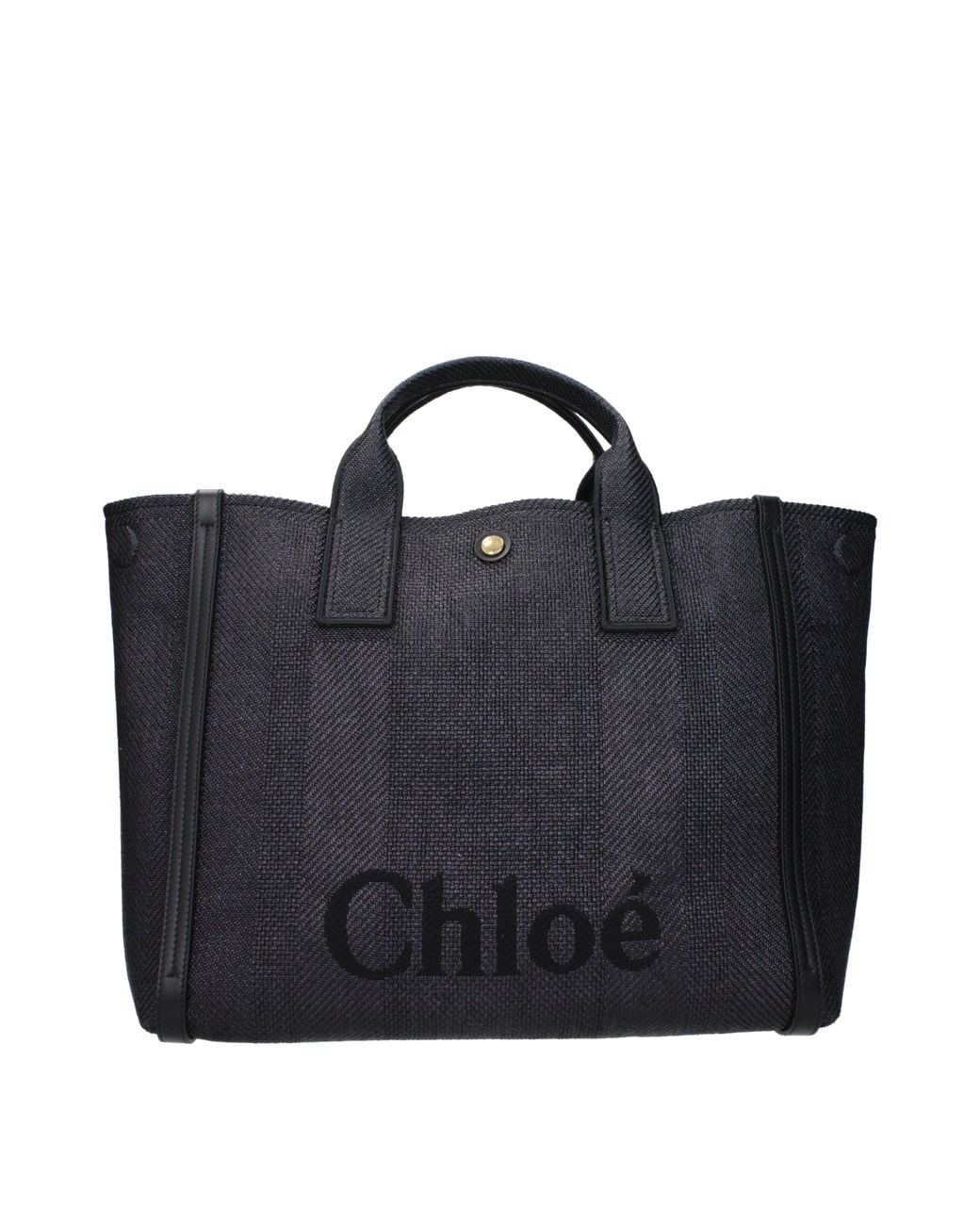 Chloé Black Fabric Handbags