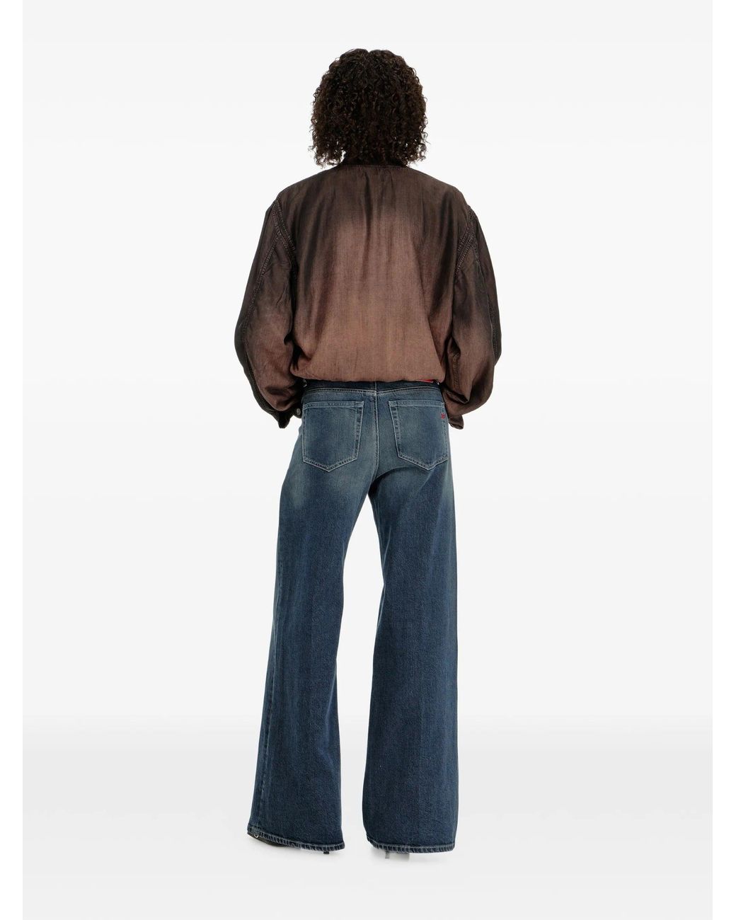 DIESEL 1978 D-Akemi Flared Jeans in het Blue
