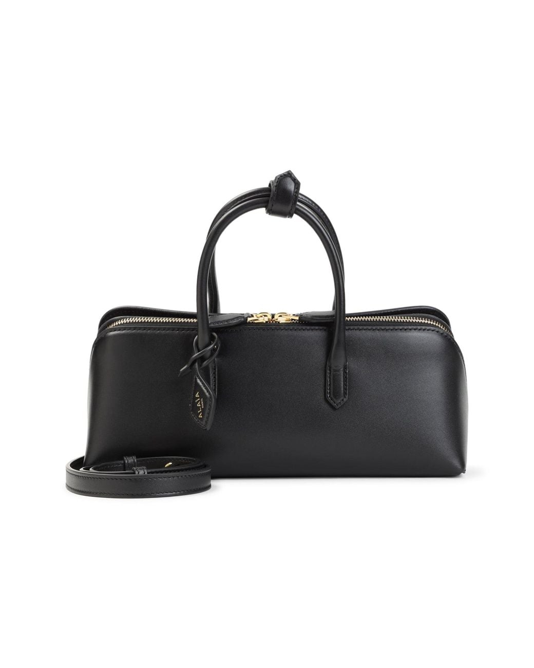 Alaïa Black Small Leather Top-Handle Bag