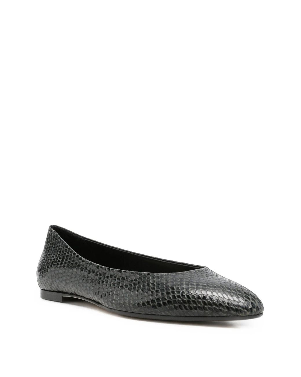 Aeyde White Ellie Mini Snake Print Calf Leather Moss