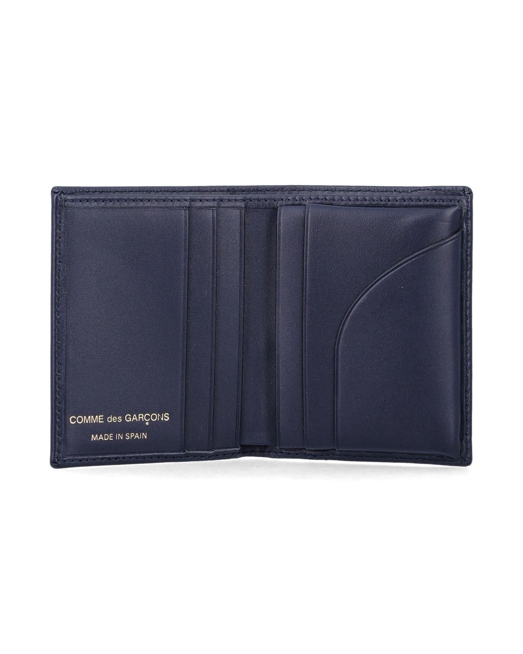 Comme des Garçons Blue Classic Leather Cardholder