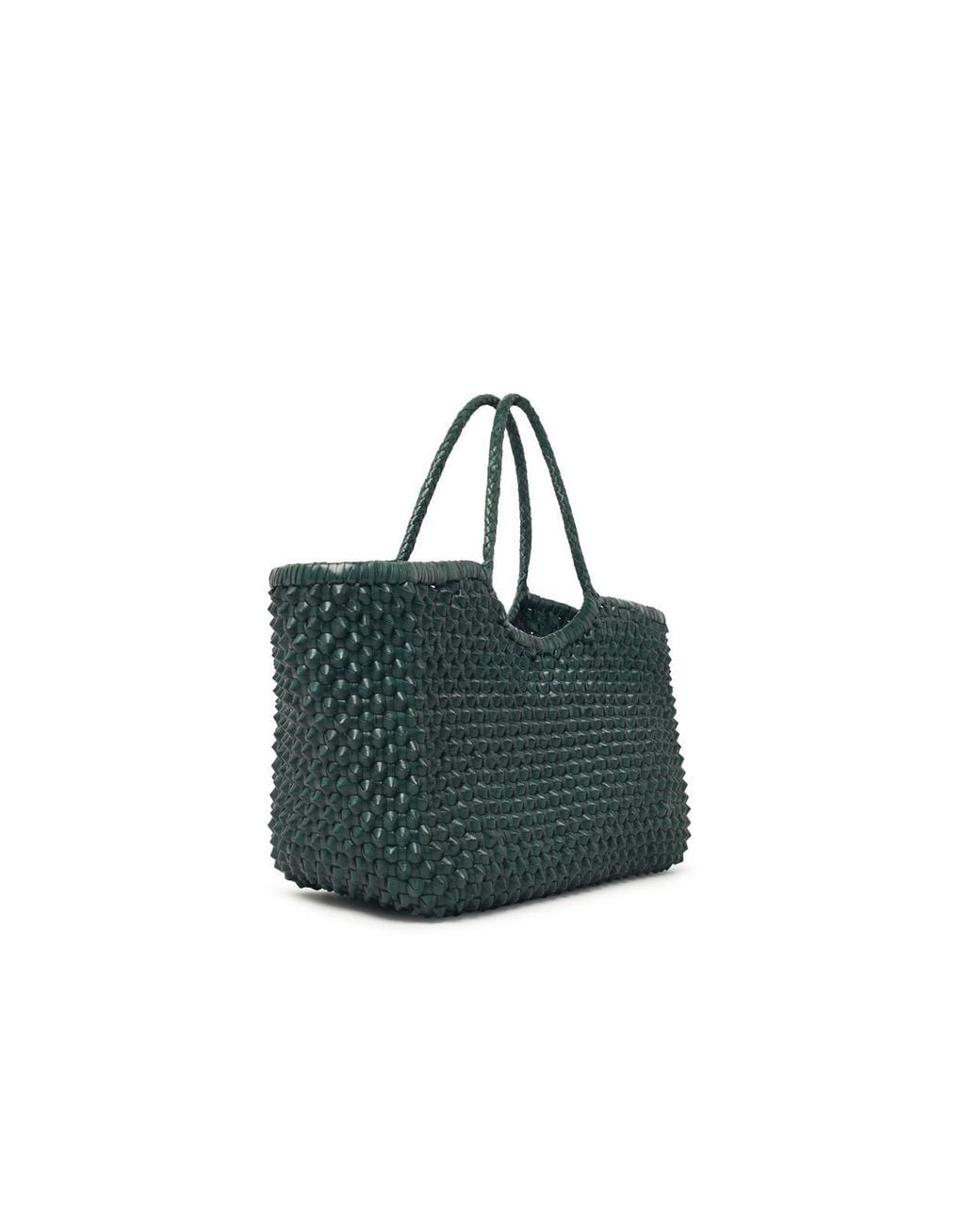 Dragon Diffusion Green Forest Leather Nantucket Cactus' Bag