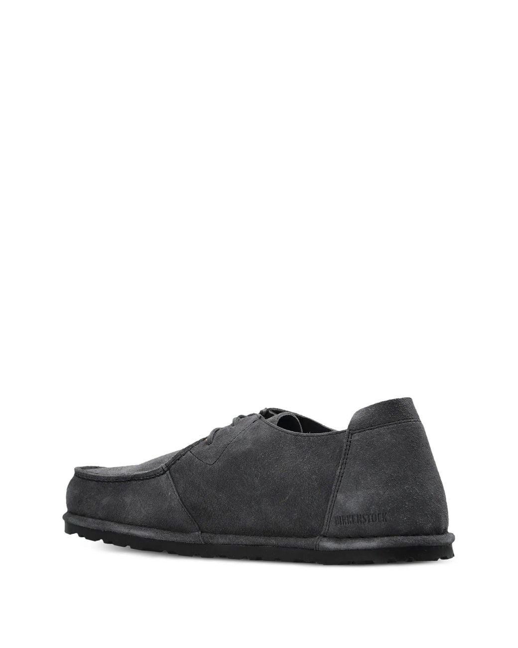 Birkenstock White Utti Lace N Charcoal, Suede Leather