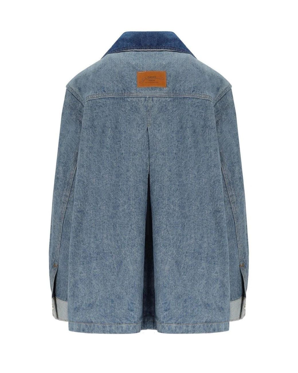 Ganni Blue Vintage Denim Jacket
