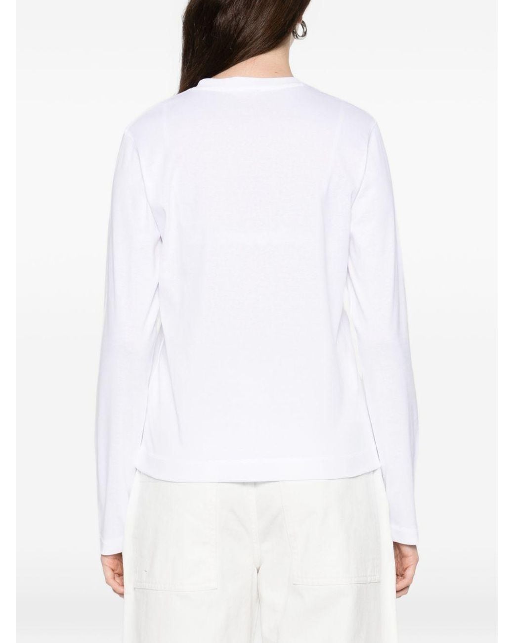 Herskind White Cotton Crewneck Sweater
