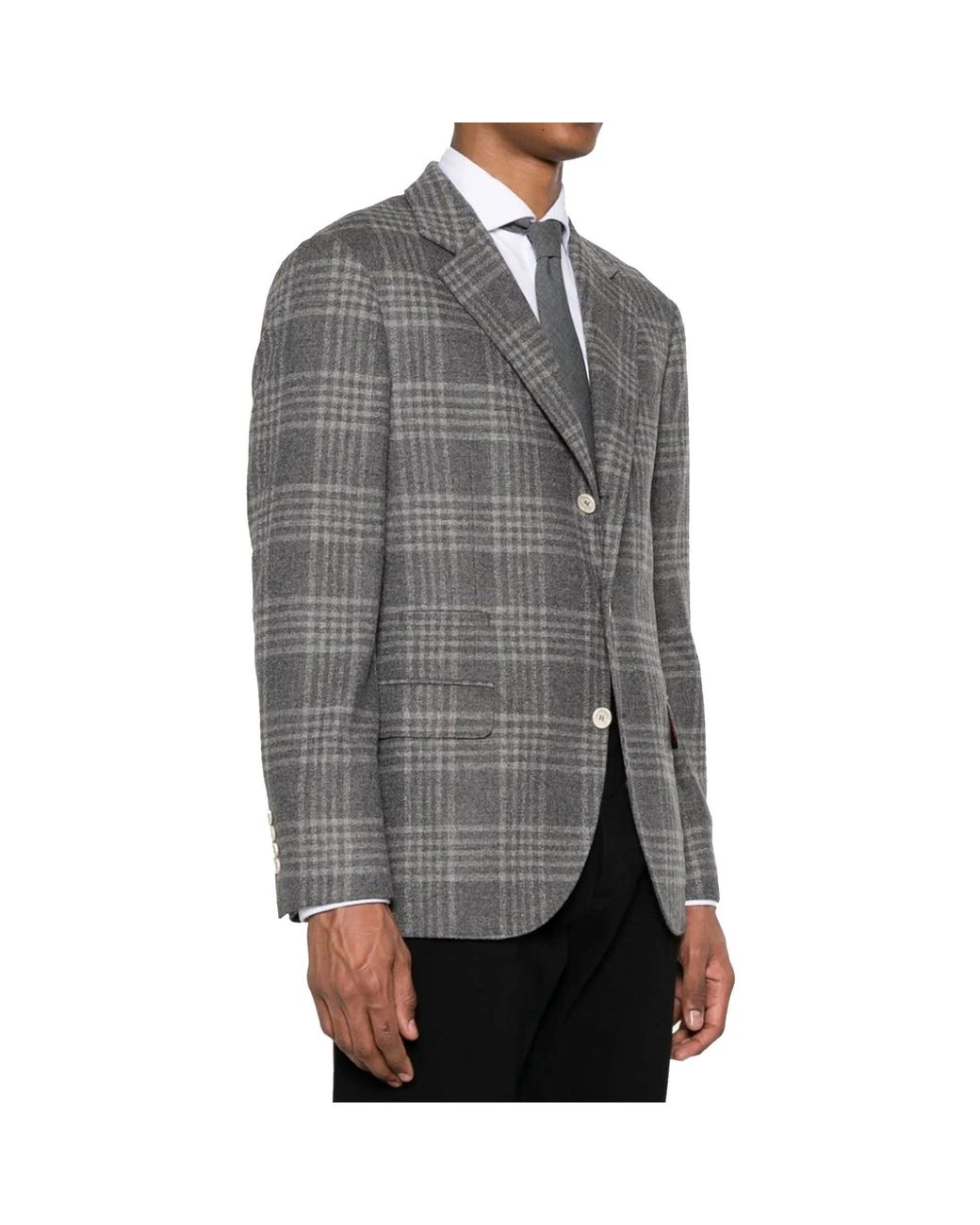 Brunello Cucinelli Gray Blazer Jacket for men