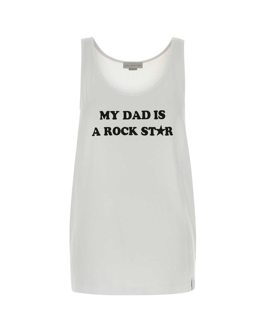 Stella McCartney Gray Cotton Tank Top
