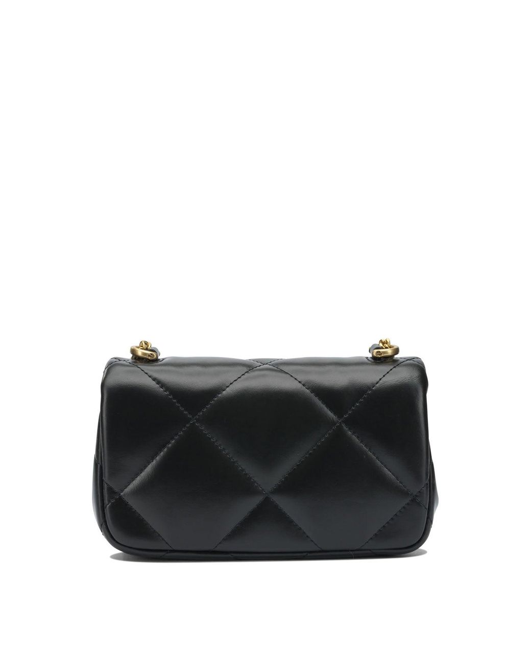 Tory Burch Black 'Kira Diamond Quilt Mini' Crossbody Tasche