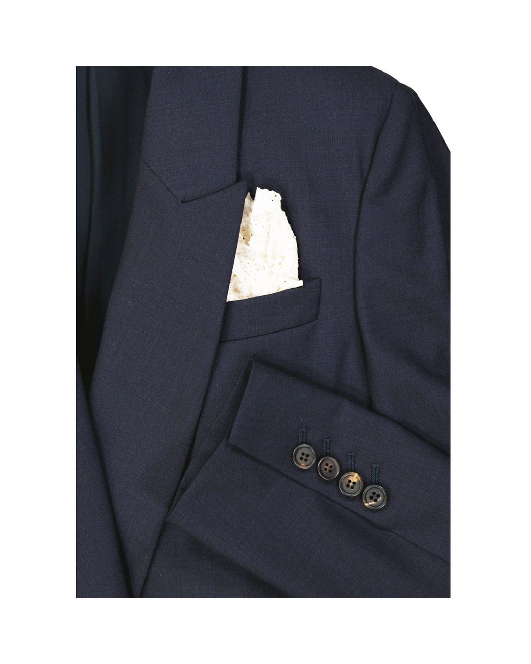 Virgin Wool Jacket Brunello Cucinelli en coloris Blue