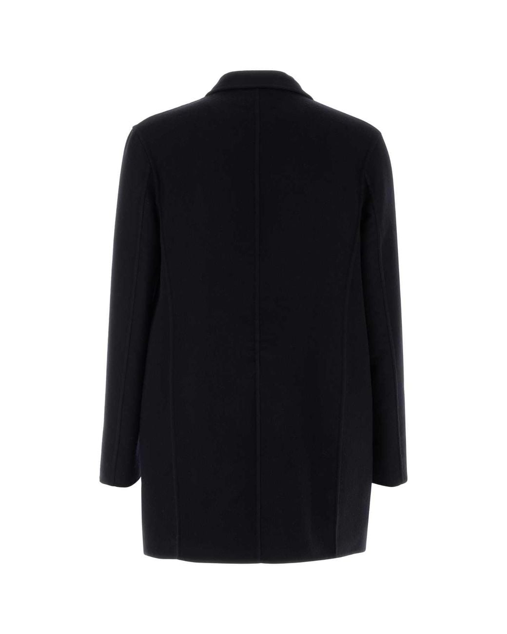 Jil Sander Black Midnight Cashmere Blend Coat for men