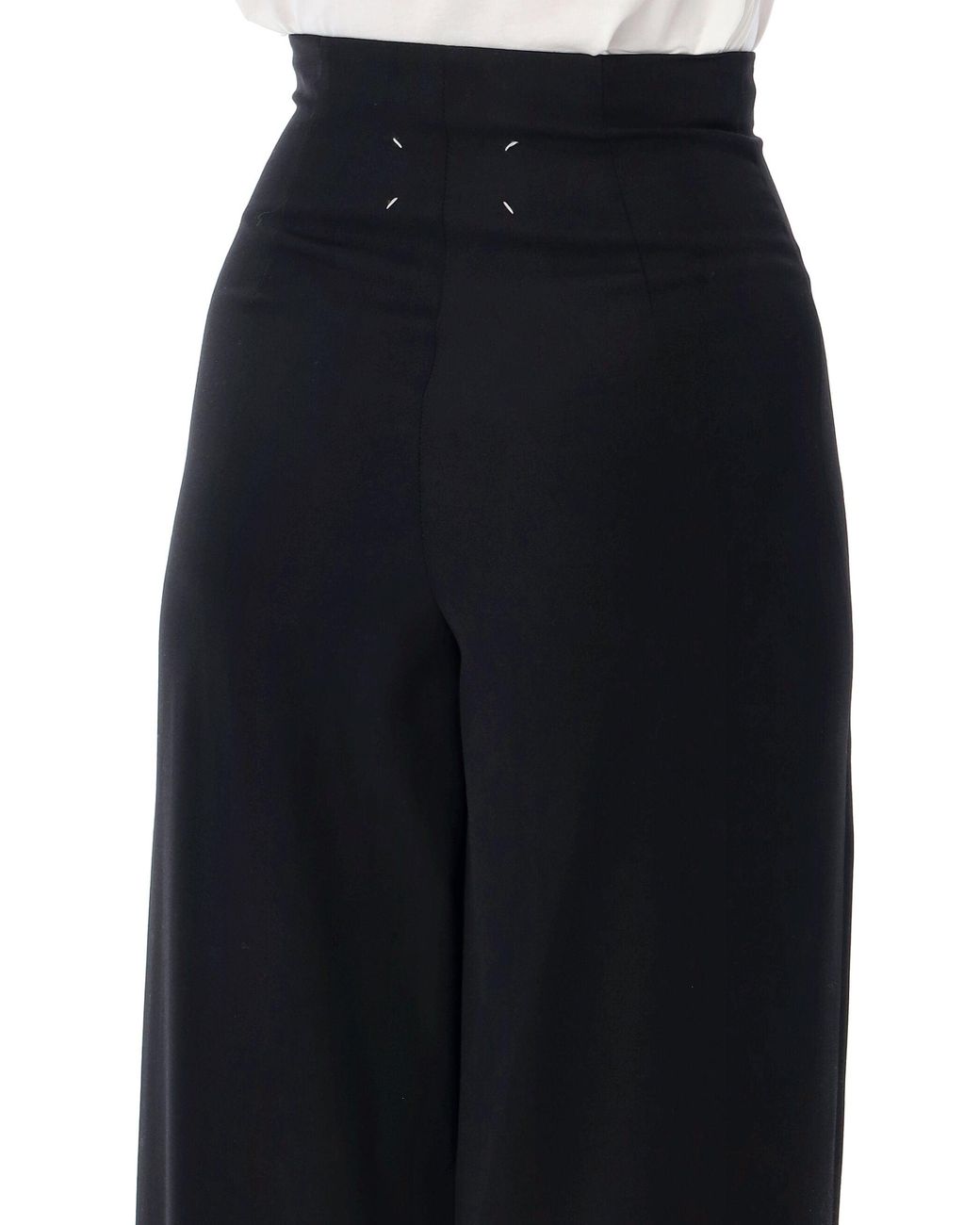 Maison Margiela Black Hybrid Skirt Trousers