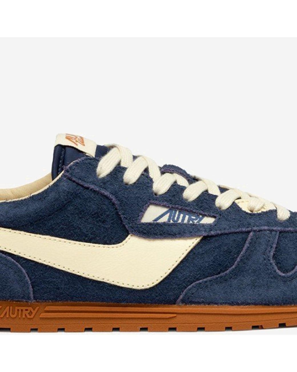 Autry Windspin Ledersneaker in Blue für Herren