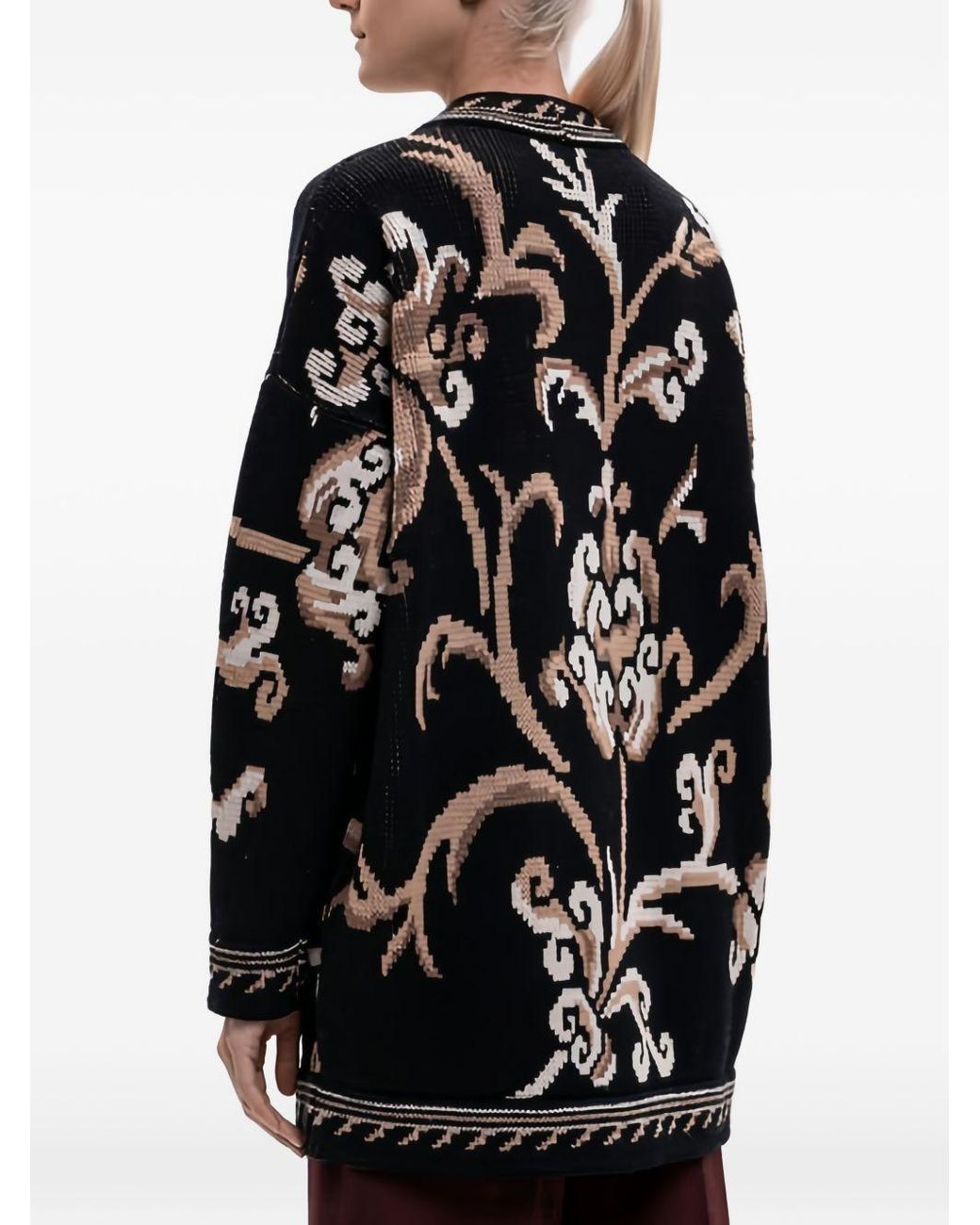 Etro Black Wool Cardigan