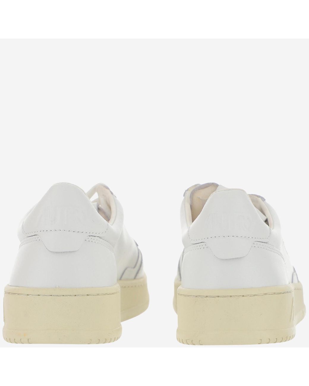 Autry White Medalist Low for men