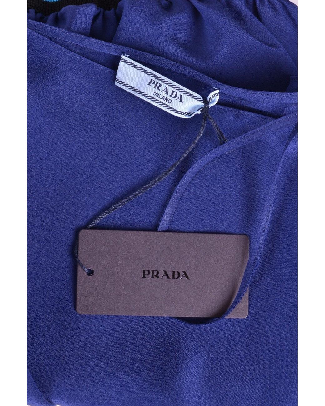 Prada Topje Blauw in het Blue