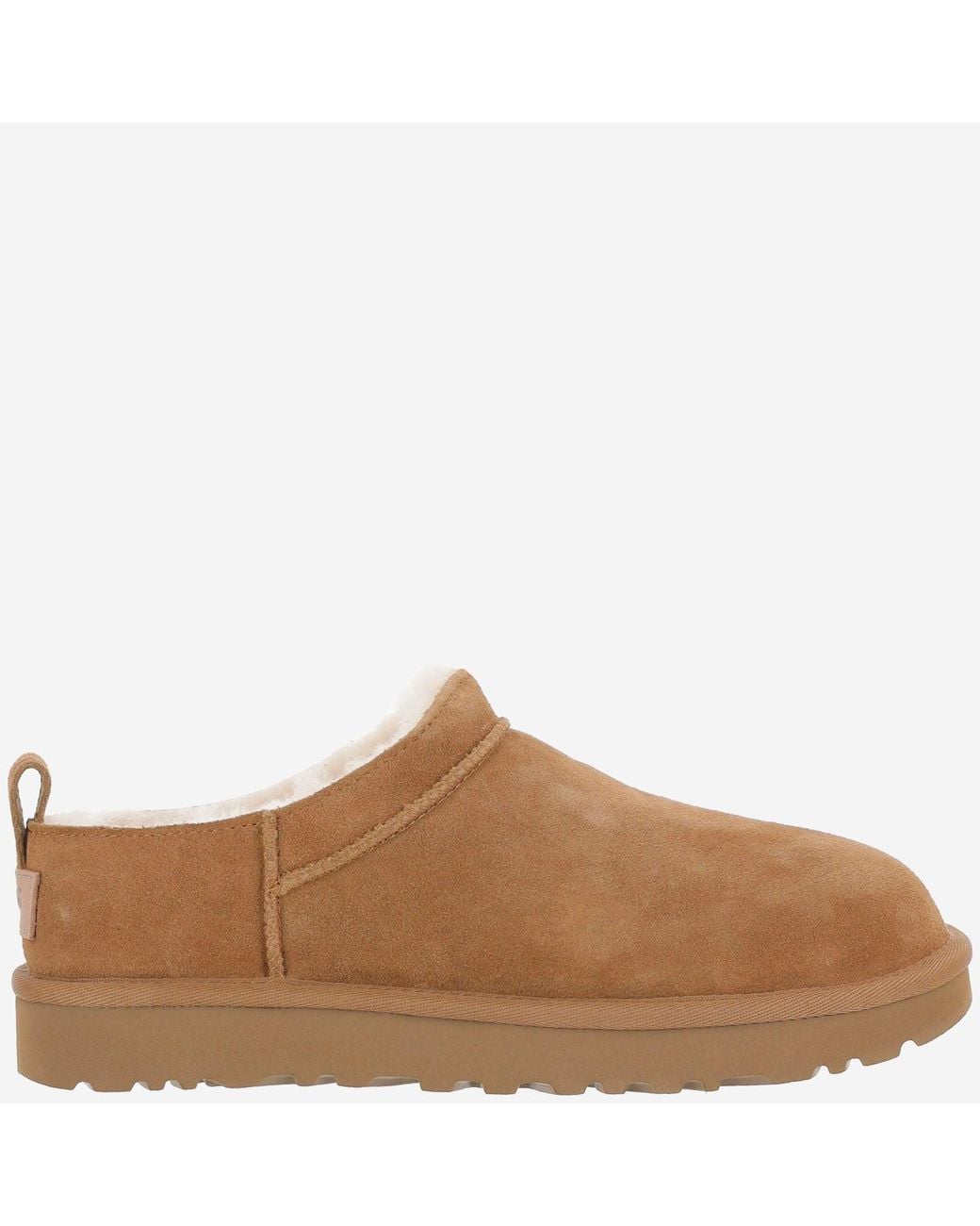 Ugg Brown Micro Suede Mules