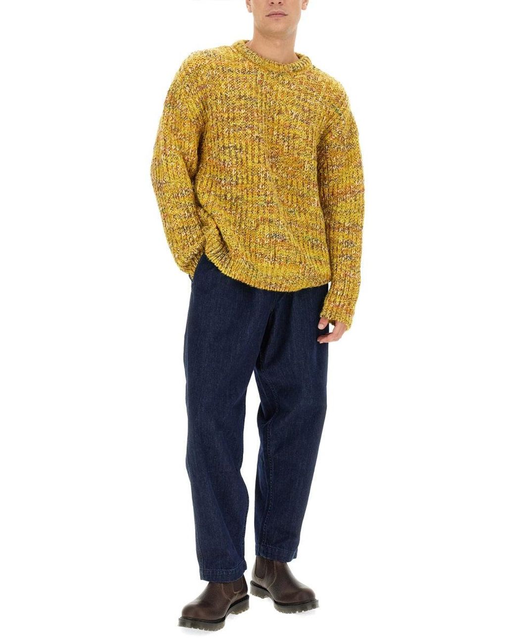 YMC Yellow Granny Shirt for men