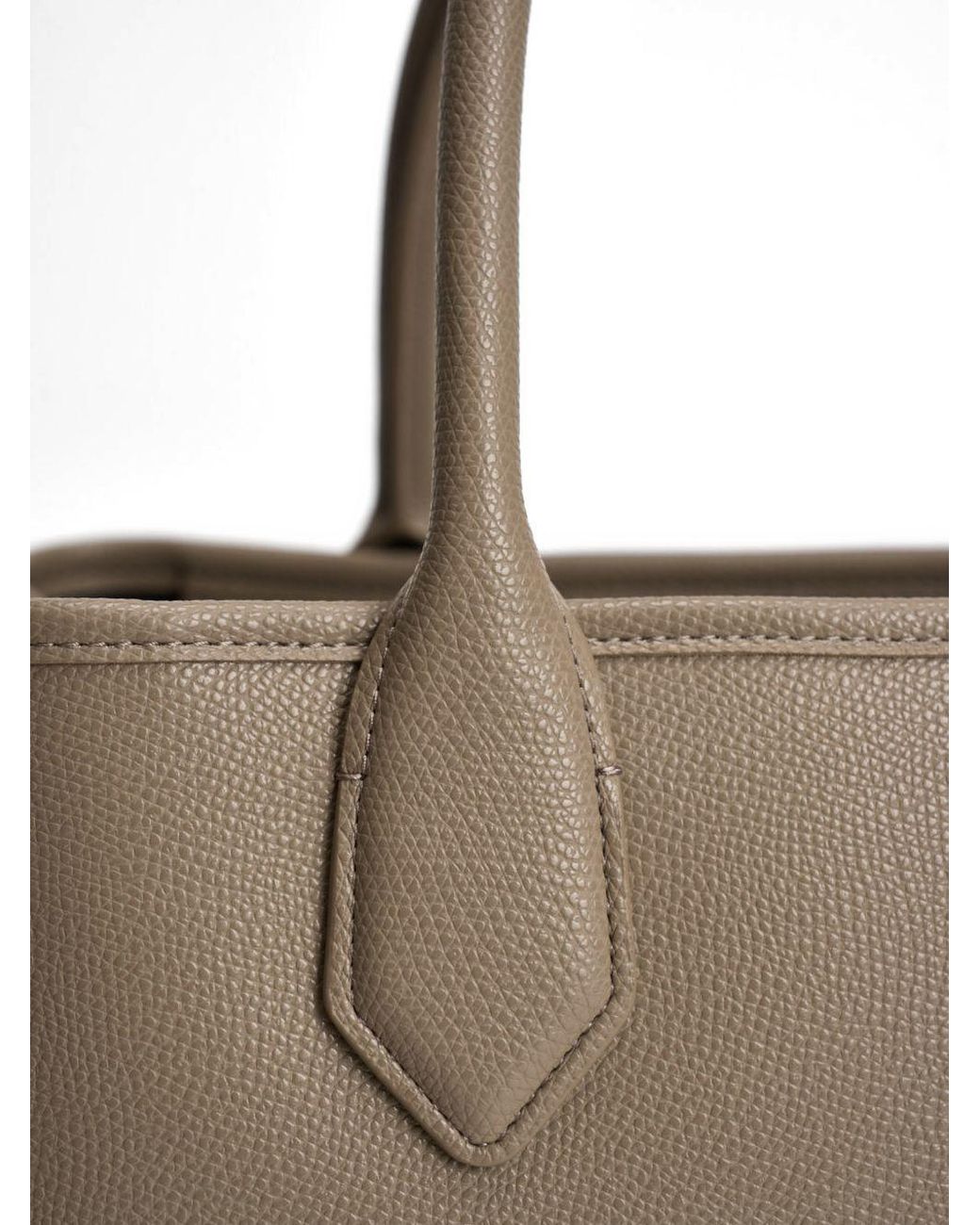 Emporio Armani Brown Medium Shopping Bag