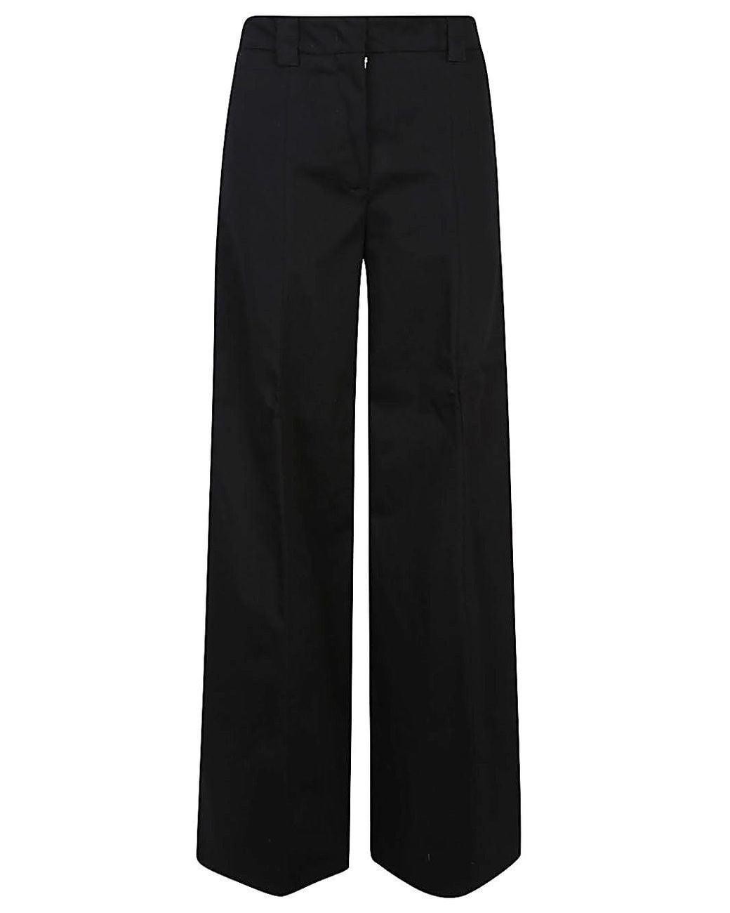 THE LATEST Black Alma Cotton Trousers