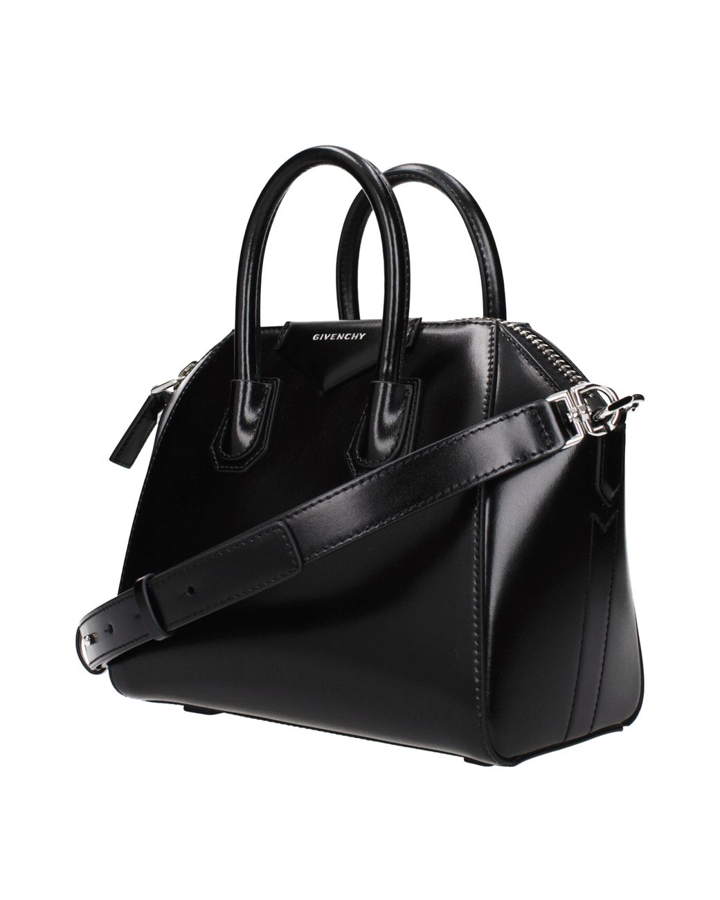 Givenchy Black Antigona Handbag Leather