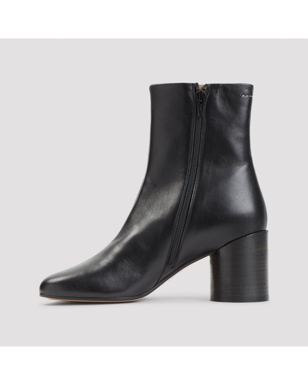 MM6 by Maison Margiela Black Maison Margiela Ankle Boots