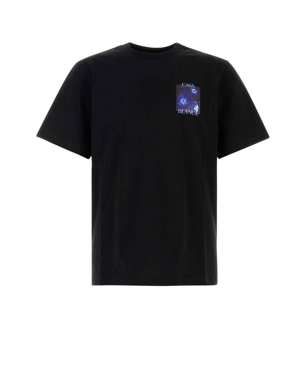 Casablanca Black Cotton T Shirt