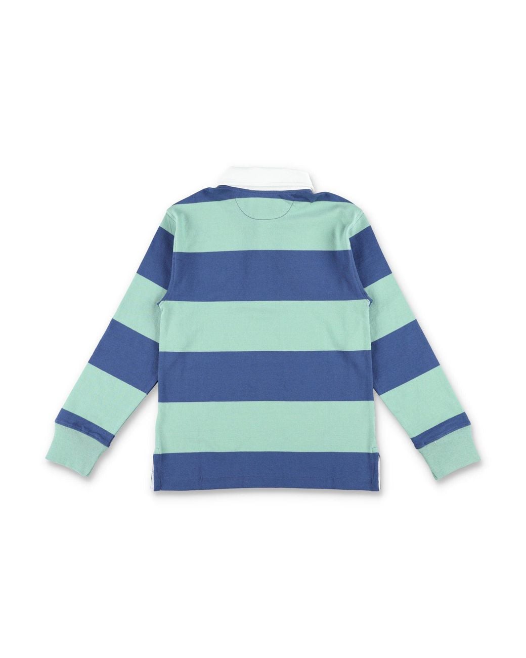 Polo Ralph Lauren Blue Boys Striped Long Sleeve Rugby Shirt