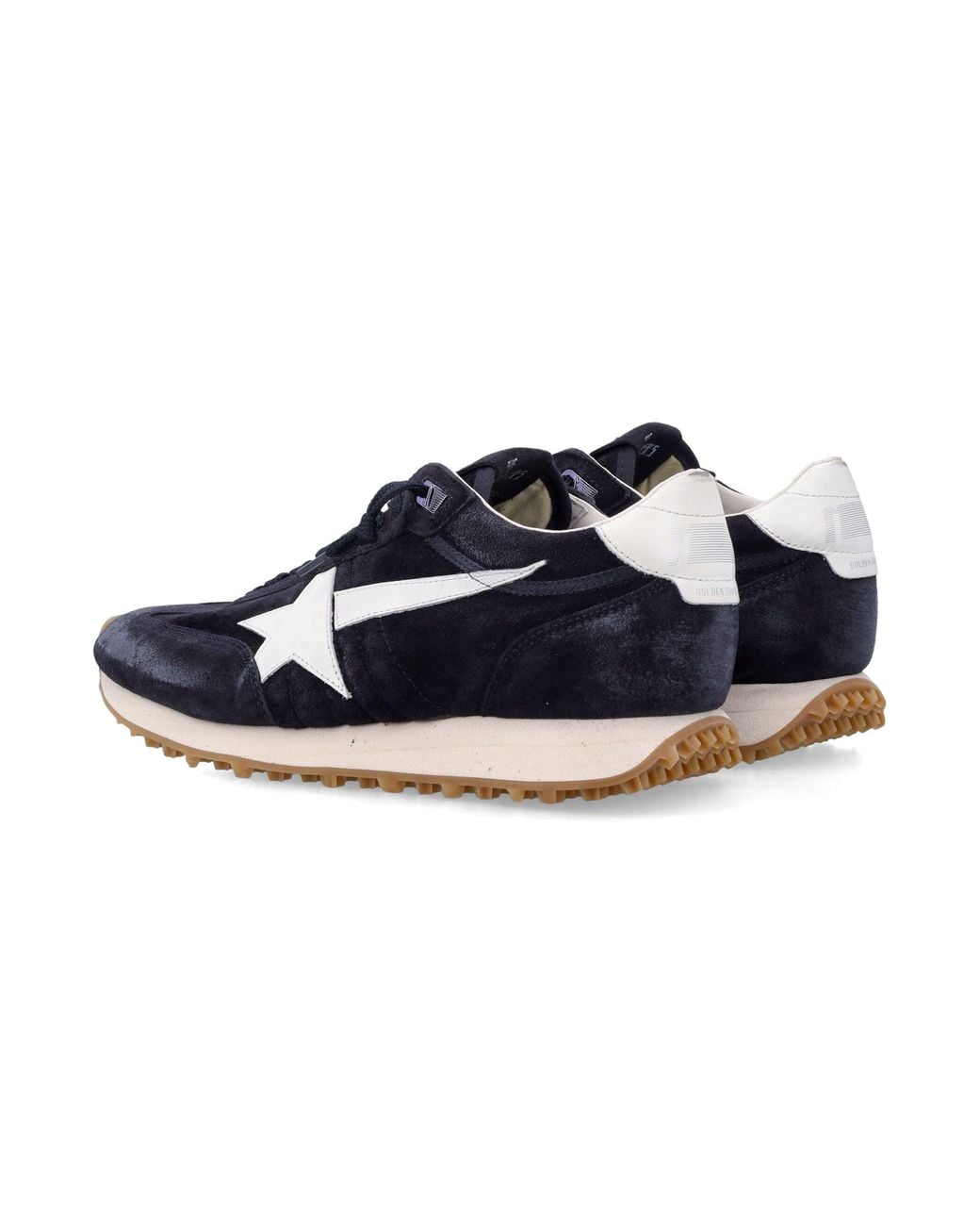Golden Goose Deluxe Brand Blue Marathon Suede Sneakers