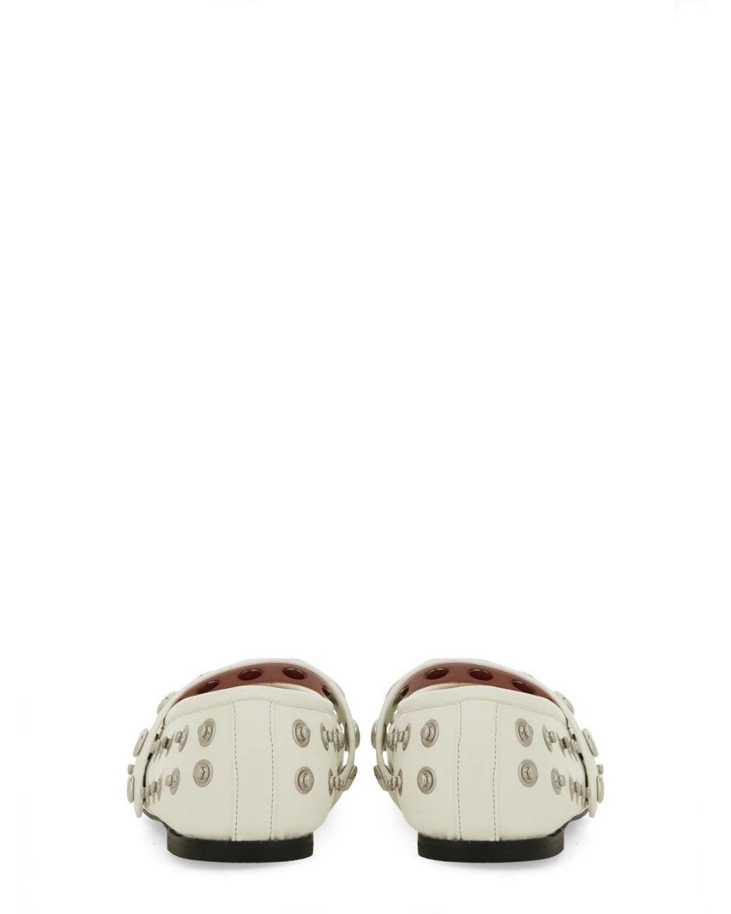 Stella McCartney White 'Ryder' Ballet Flats