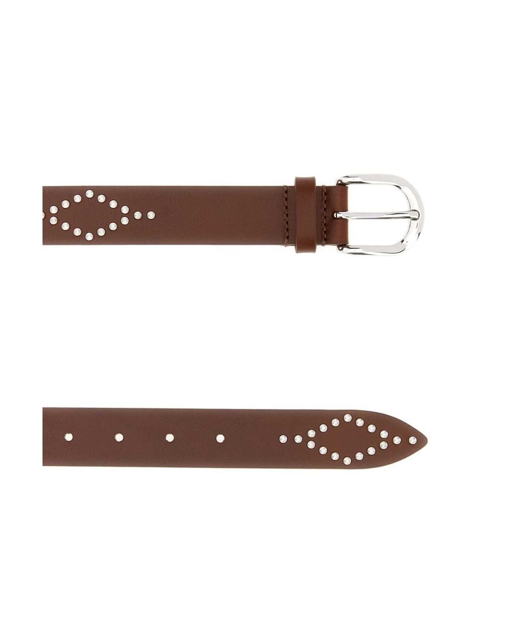 Isabel Marant Brown Leather Liliana Belt