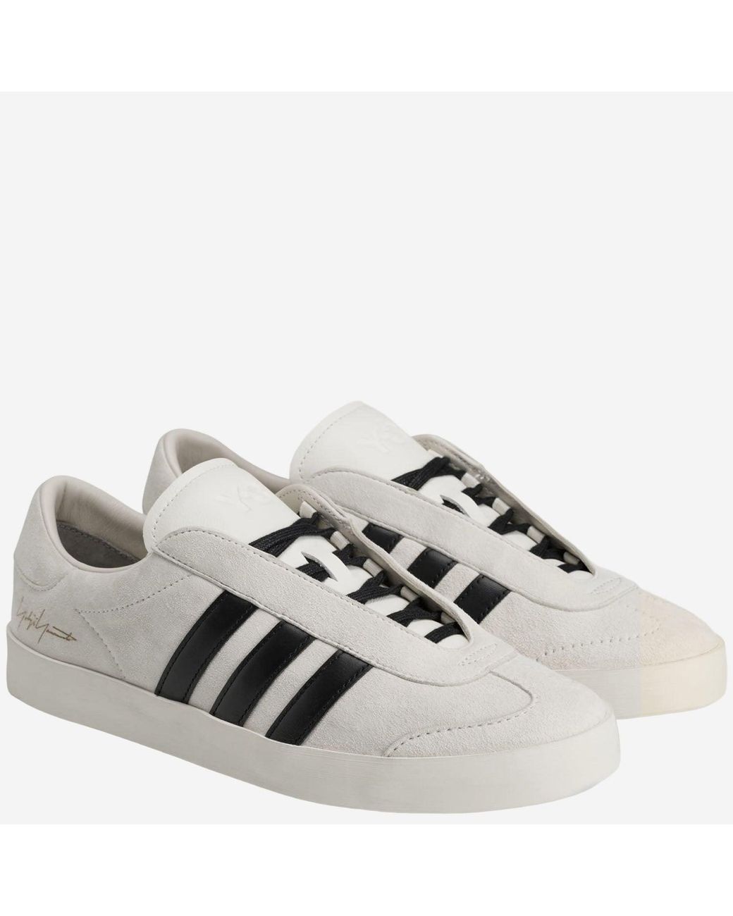 Y-3 White Gazelle Sneakers