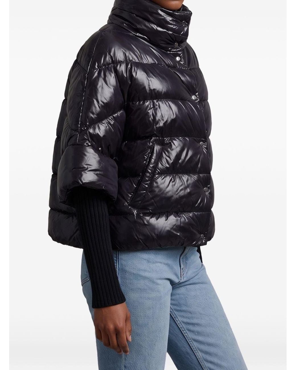 Herno Black Nylon Down Jacket
