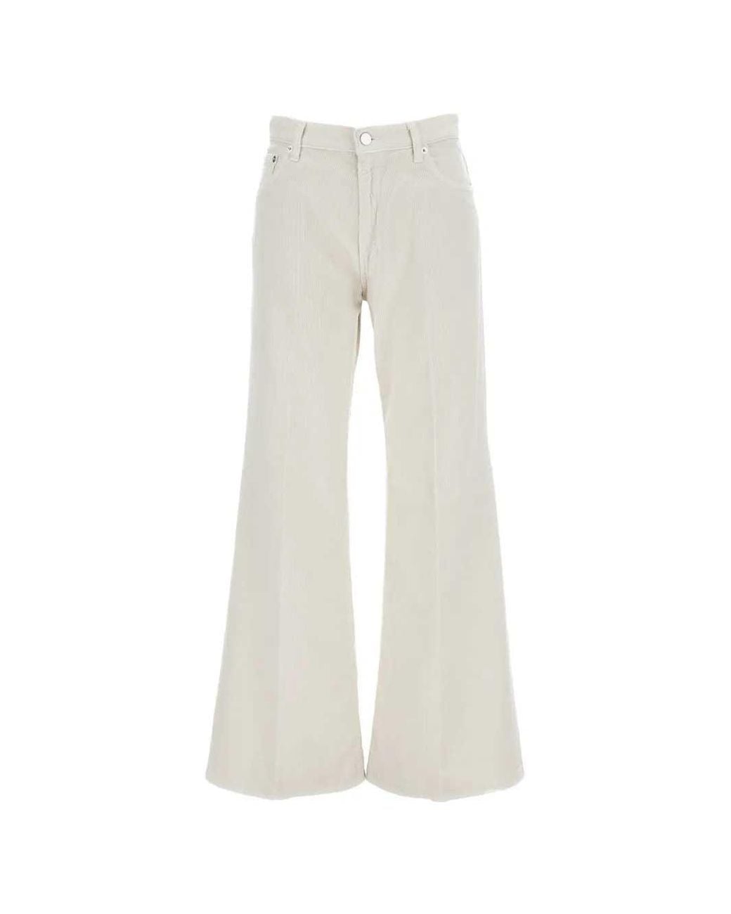 Haikure White Straight Leg Jeans