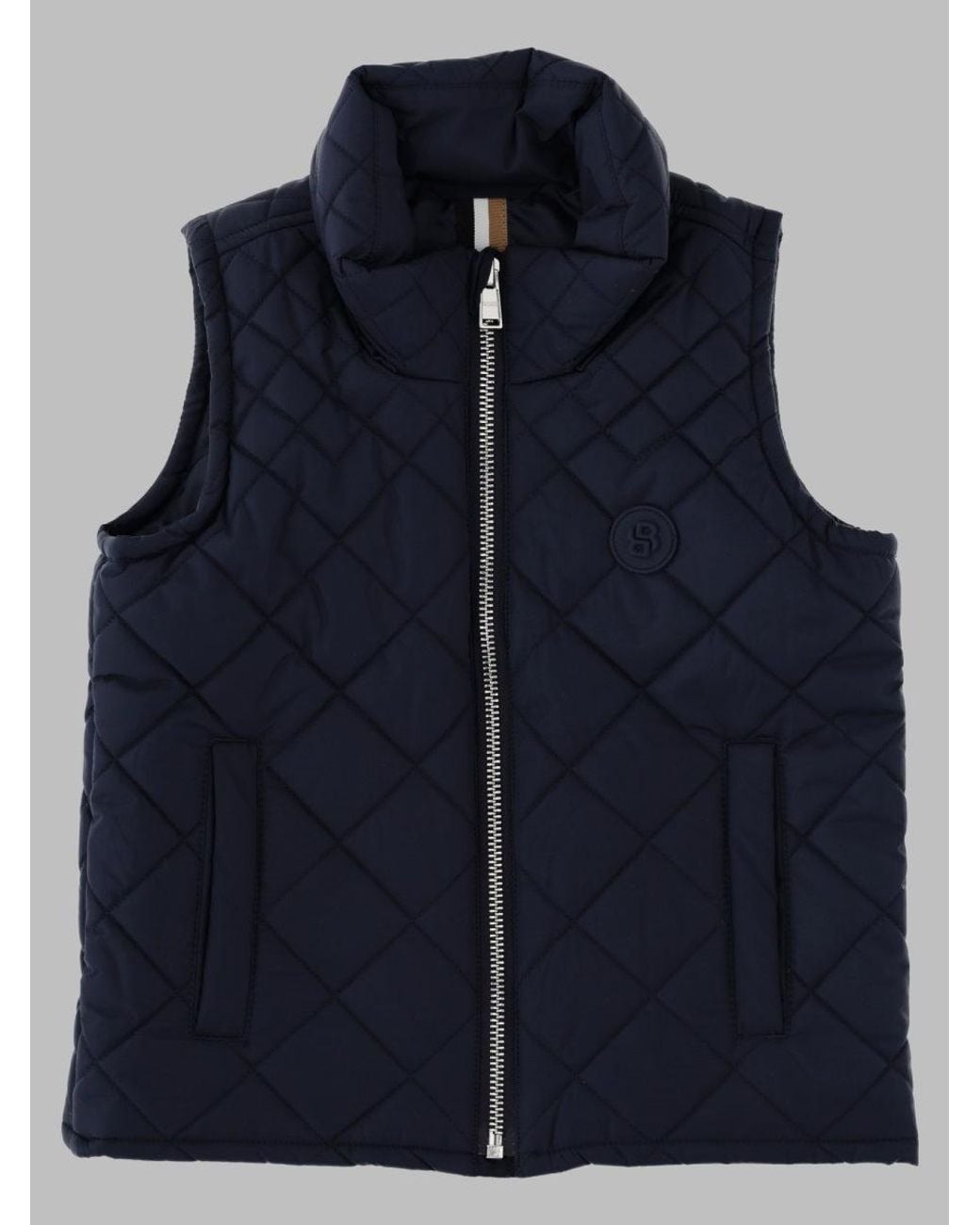 Boss Blue Boys Polyester Padded Vest