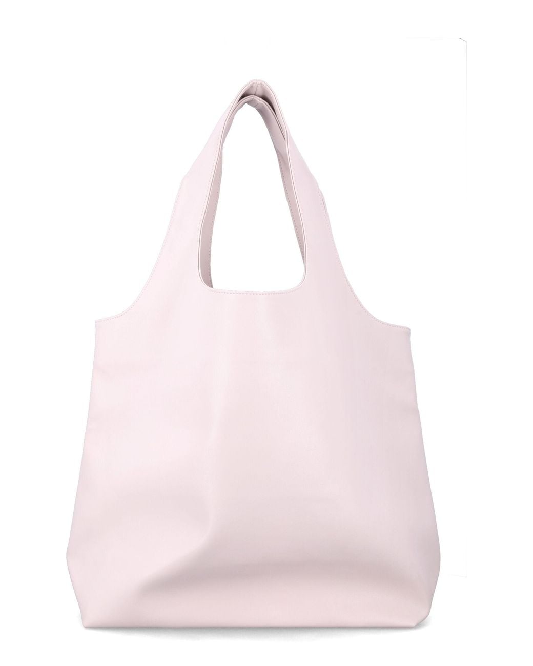 A.P.C. Pink Ninon Tote Bag With Logo