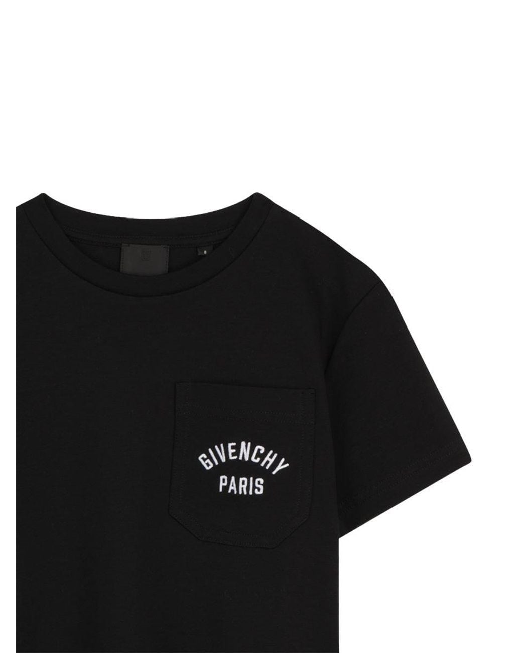 Givenchy Black T-Shirt Con Logo
