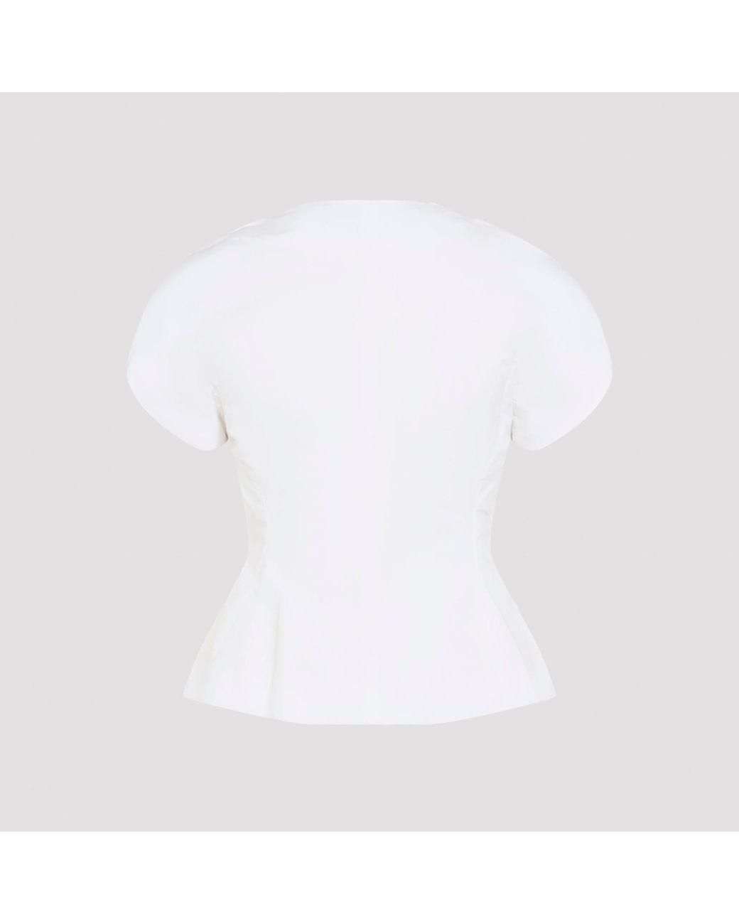 Jacquemus Ovalo-jas in het White
