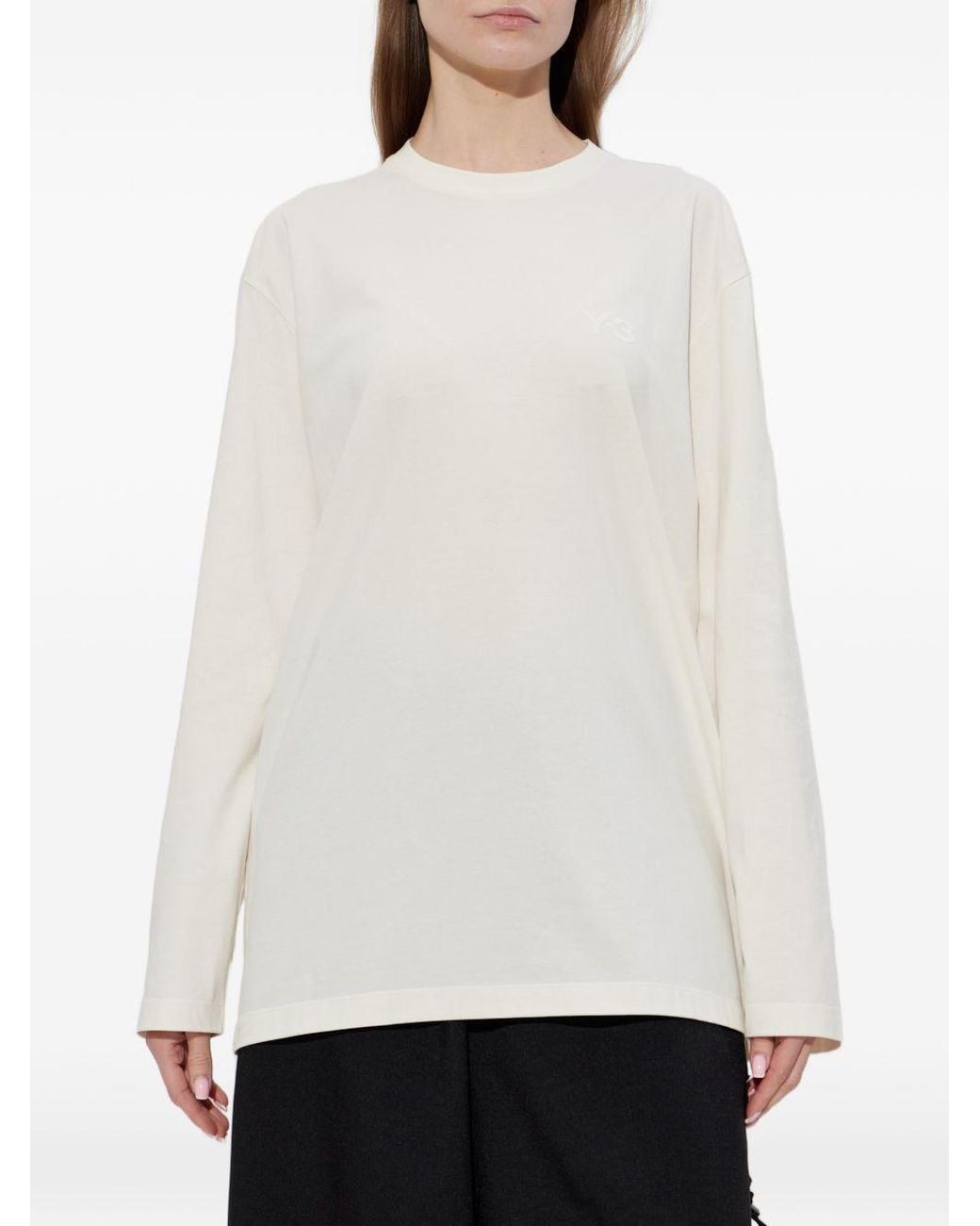 Y-3 White Cotton T Shirt