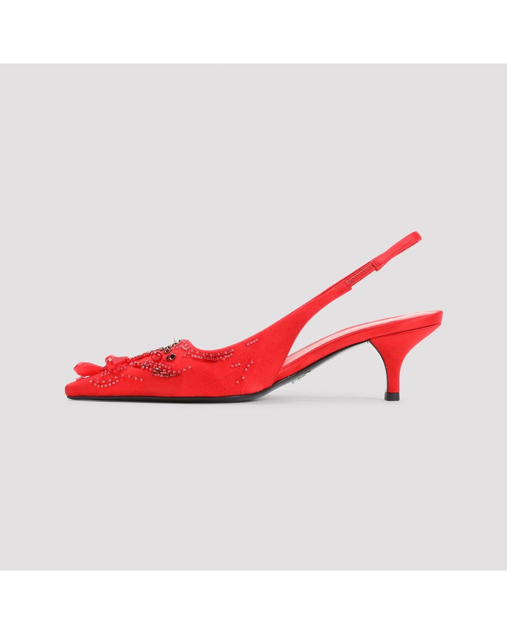 Prada Red Pumps