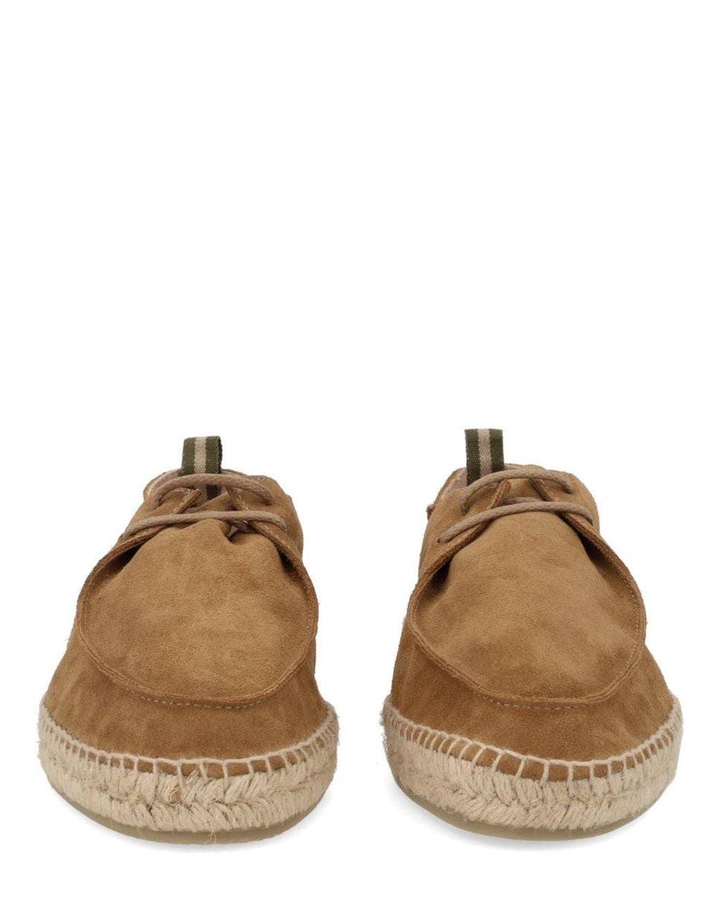 Castaner Brown Bovine Leather Flat