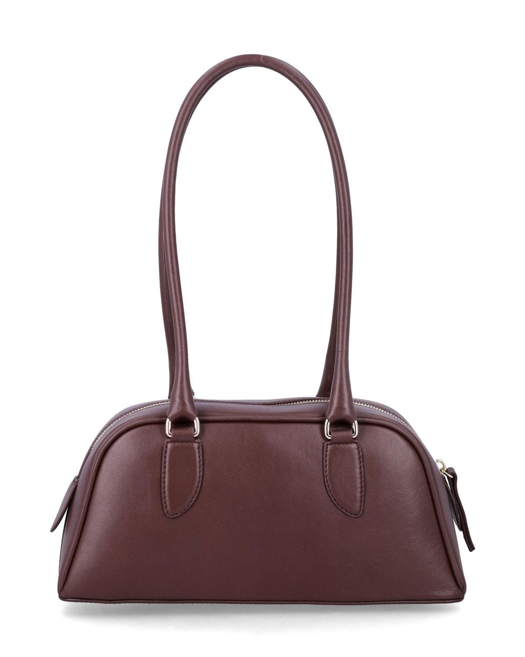 A.P.C. Purple A. P.C. Leather Top Handle Shoulder Bag
