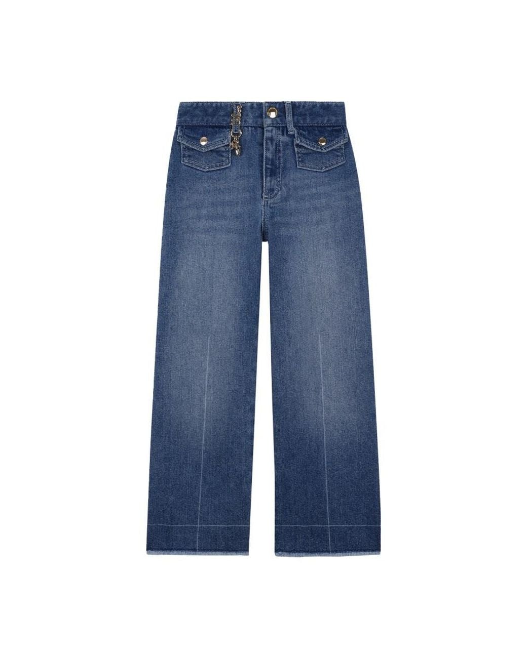 Chloé Blue Pantalone Jeans