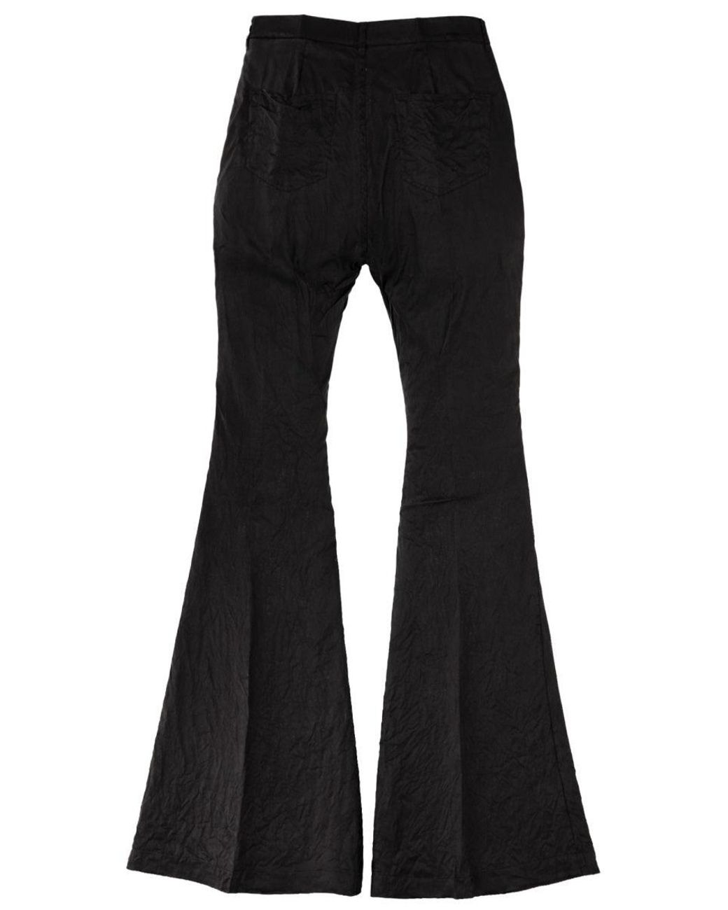 Rick Owens Black Pantalone "megastrapped Bolans" for men