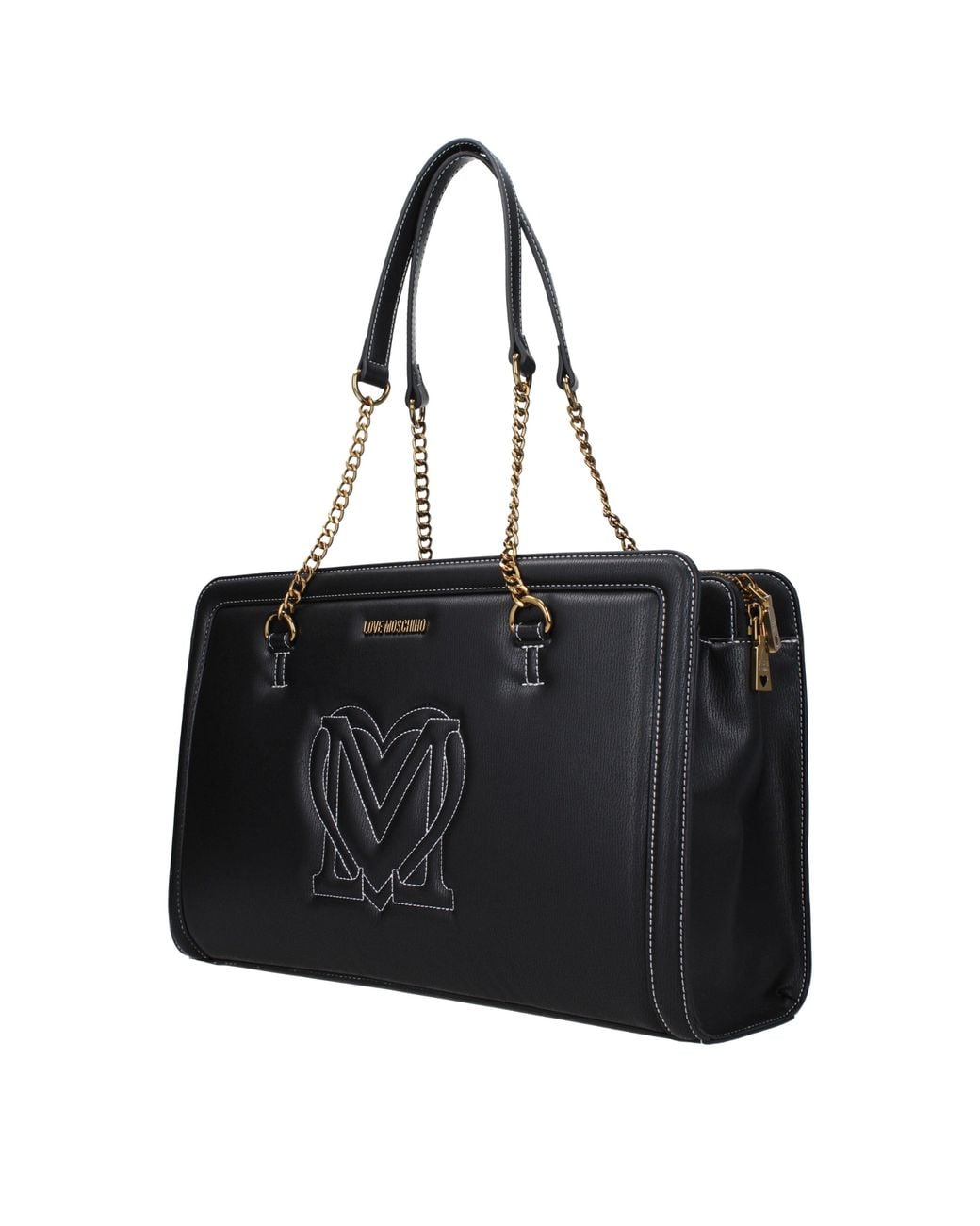 Love Moschino Black Shoulder Bags Polyurethane