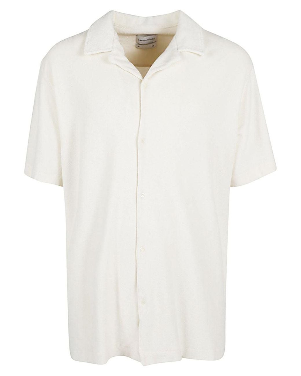Edmmond Studios White Short Sleeves Shirt for men