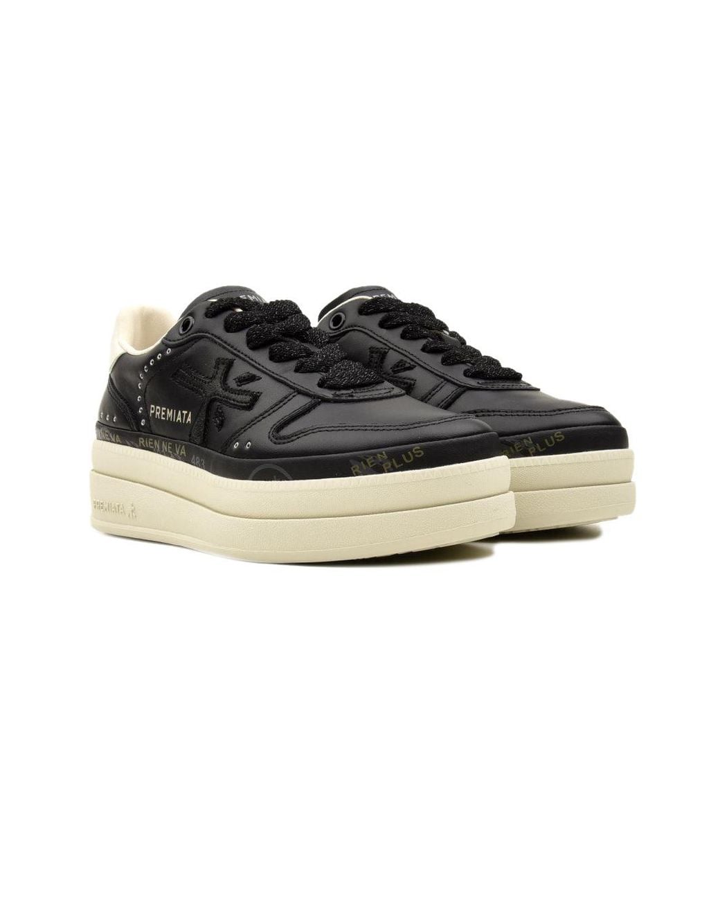 Premiata Black Sneakers