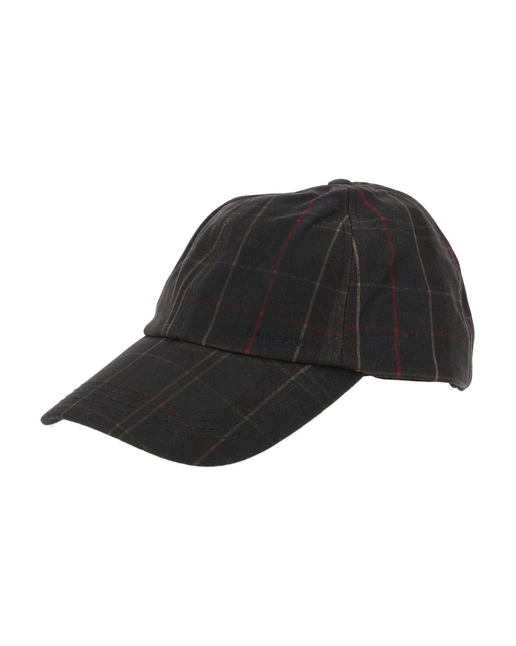 Barbour Black Haydon Tartan Cap