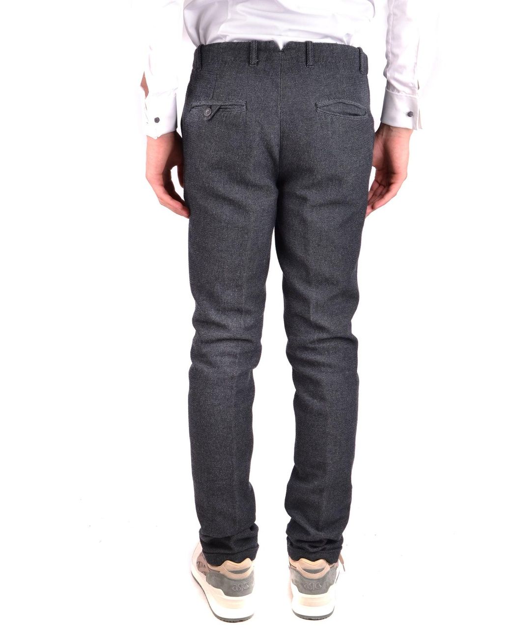 Daniele Alessandrini Blue Trousers for men